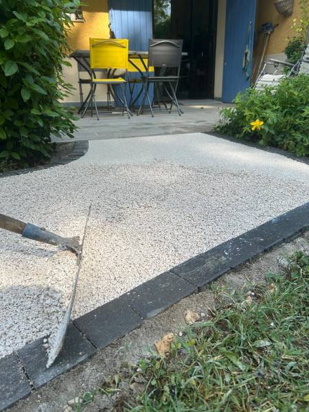Sublimez votre terrasse avec résine naturelle Mineralstar et gravier aggloméré à Aix‑en‑Provence