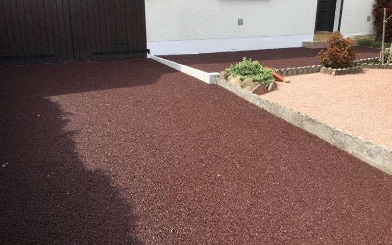 Une allée carrossable en Stardraine®, l’enrobé drainant nouvelle génération à Aix-en-Provence