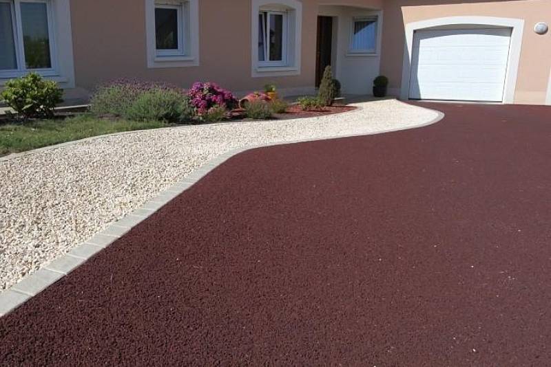 Une allée carrossable en Stardraine®, l’enrobé drainant nouvelle génération à Aix-en-Provence