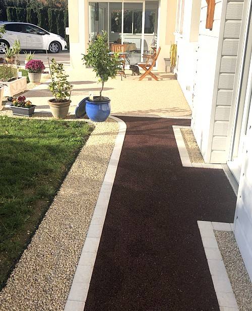 Sécuriser vos terrasses en hiver grâce aux revêtements antidérapants Mineralstar, Gravistar, enrobé et Stardrain à Aix-en-Provence